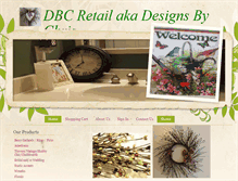 Tablet Screenshot of dbcretail.com